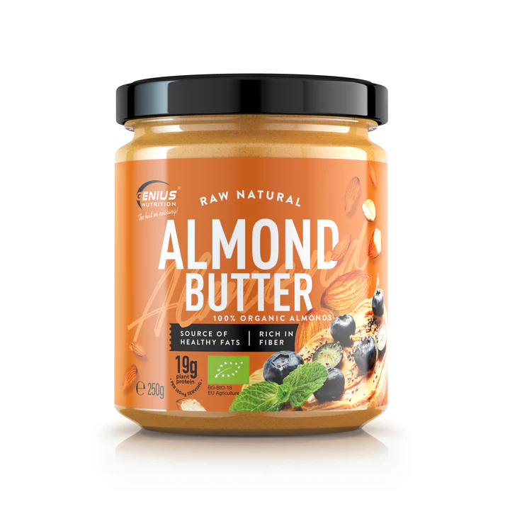 BEURRE D'AMANDES BIO (250g) - Genius Nutrition