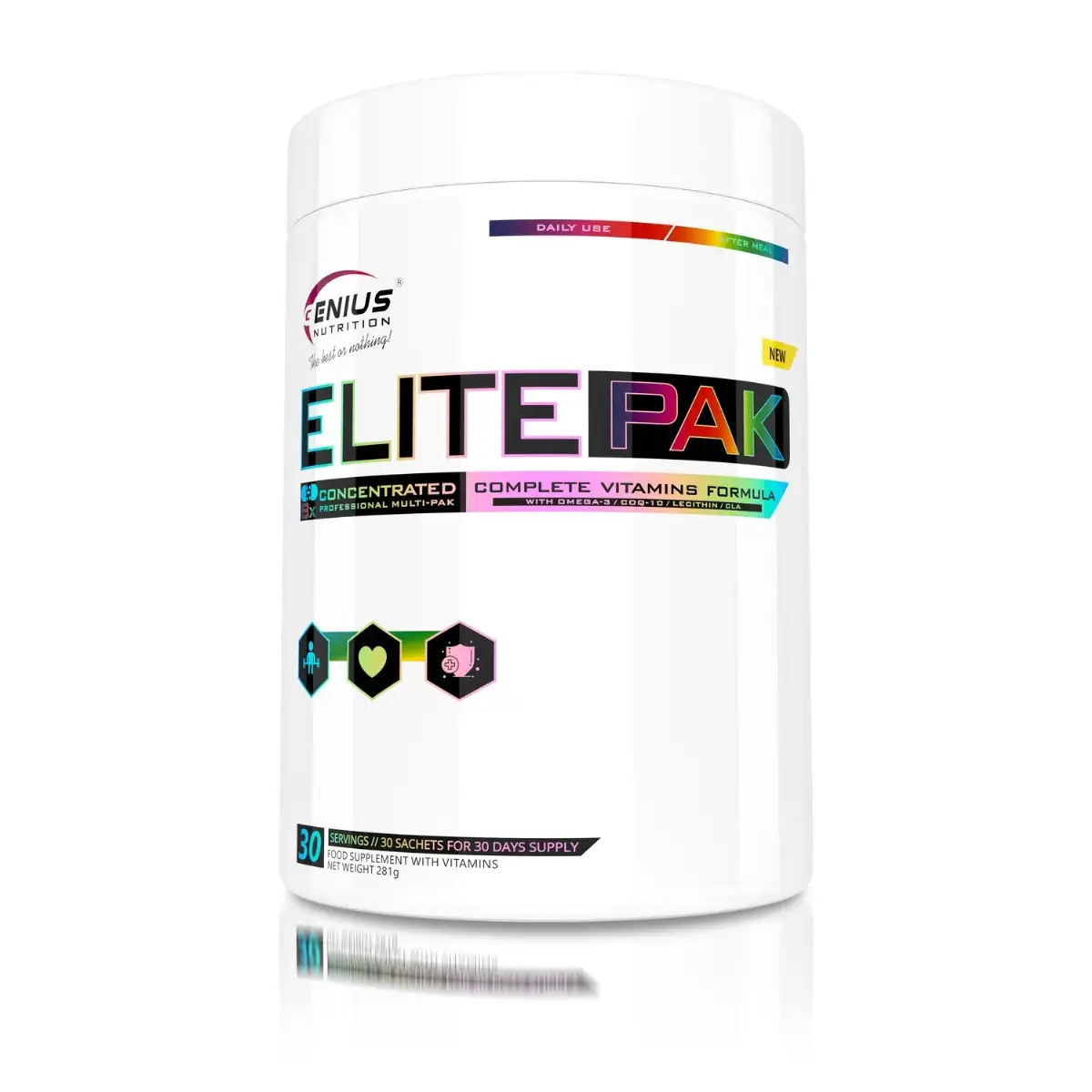 ELITEPAK (30caps) - Genius Nutrition